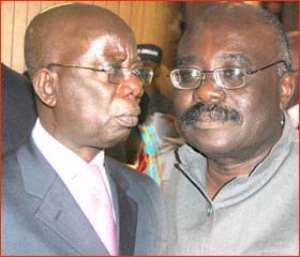 Kwadwo Mpiani and Dr Werek-Brobby