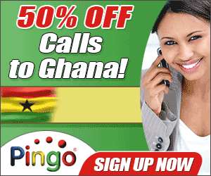 Pingo Offers Ghana Phone Card Rates at 50 Off
