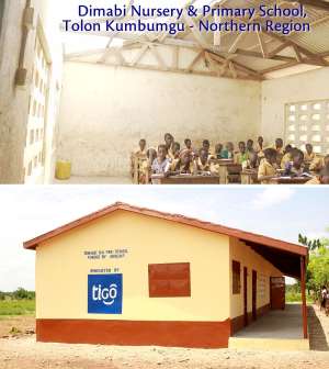 Nearly Collapsed Dimabi School In The Northern Region Rescued By Tigo Shelter 4 Education Project