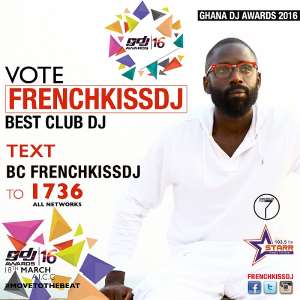 Vote FrenchKissDj: Best Club DJ Ghana DJ Awards 2016