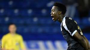 Ghanaian youngster Joe Dodoo scored a hat-trick on his senior debut