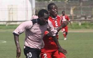 AS Customs of Togo in a friendly against ASPAC of Benin