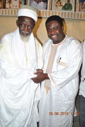 ABU SAKARA CALLS ON CHIEF IMAM.