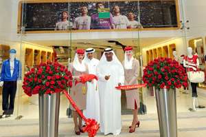 Emirates Airline Lands At Dubai Mall