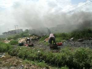 Abia: Where Meats Are Burn With Tyres Causing Heavy Environmental Pollution