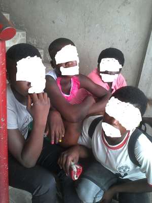 Some Of The Girls At The Time Of Visit By Our News Team...They Have Been Defaced For Security And Child Rights Purposes
