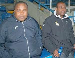 Fred Pappoe - OUT and Kwasi Nyantakyi, Chairman, Black Stars Mgt Committe