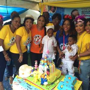 Yoruba Movie Stars Celebrate Liz Da Silvas Son Pictures