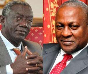 John Agyekum Kufuour and John Dramani Mahama