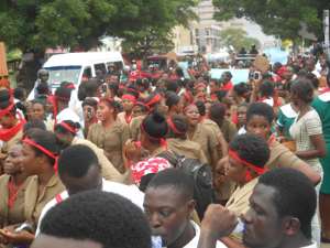 Nurses Demonstrate Over Allowances