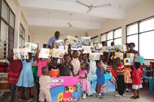 Creation of Reading corners in Basic schools In the OSU Klottey Sub Metro