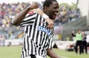 Asamoah says Udinese will come back