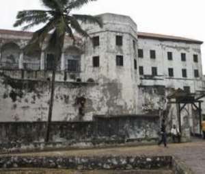 The exterior of the Elmina Castle
