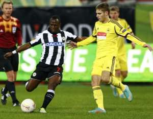 Emmanuel Agyemang-Badu is urging Udinese to keep pace after holding Napoli