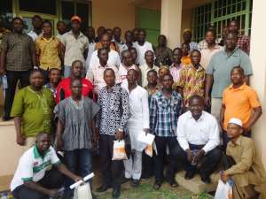 Agro dealers attending training