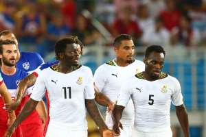 Ghana and AC Milan duo of Essien Muntari