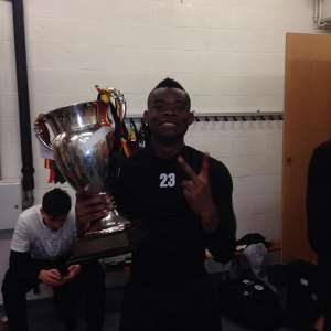 Eugene Ansah thrilled with Blegian Cup trophy