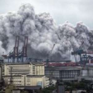 Explosion Unleashes Toxic Gas In Santos