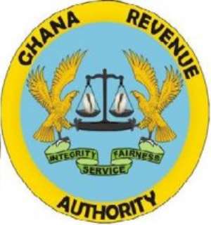 Ghana Revenue Authority outdoors logo