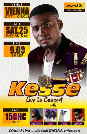 Kesse Set To Rock Vienna City On AU Day
