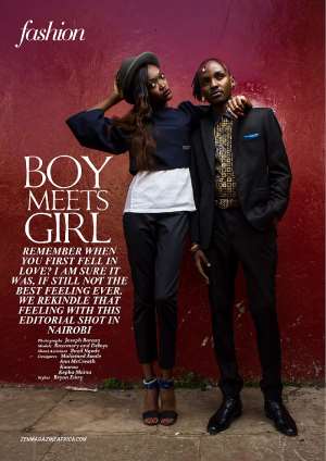 Fun, Funky, Fabulous Fashion from Kenya: The Boy Meets Girl Fashion Editorial