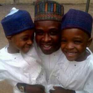 Femi Adebayo Celebrates Twins Birthday Picture