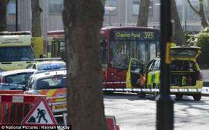 A schoolboy has died in hospital after he was stabbed on a bus in Highbury New Park (pictured) in broad daylight