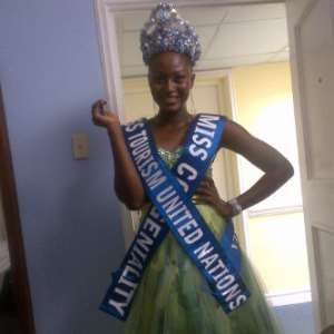 21-Year-Old Gbemisola Shotade Wins Miss UN Tourism Beauty Pageant In Jamaica Pictures