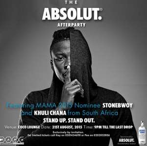 Absolut after party hits Accra August 21