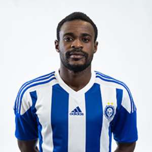 Ghanaian striker Richard Gadze makes injury recovery for HJK in Finland