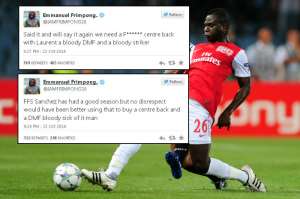 Ghana star Emmanuel Frimpong in ruthless attacks on Arsene Wenger over Arsenal transfer record