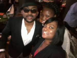 Funke Akindele, Banky W, Yaw In Coventry For Olympic Torch