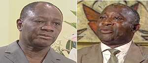 Alassane Ouattara and Laurent Gbagbo