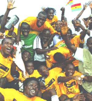 Ghana fans -Pix: Sun News Publishing