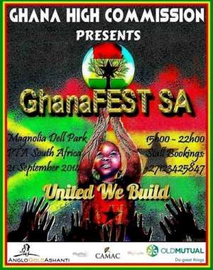 GhanaFEST 2014 In South Africa Set To Roll