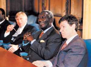 Ghana President Kufuor Promotes Private Sector as Main Engine of Economic Growth