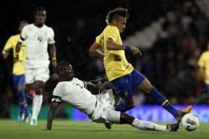 Ghana played Brazil in England in September 2011