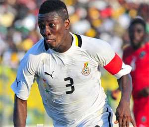 Ghana captain Asamoah Gyan could again face Uruguay in the opening games at the 2014 World Cup