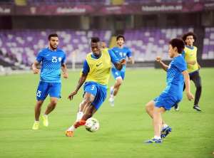 Asamoah Gyan trains with Al Ain ahead of Saturday's UAE Pro League clash