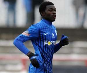 Ghanaian Isaac Sackey was impressive for Slovan Liberec
