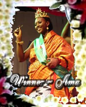 Ghanas Most Beautiful Pageant—Winner not so beautiful.