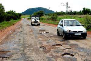SOS Call: A Disaster Waiting To Happen With 5ft-Deep Twin Craters In The Middle Of A Major Road In Tamale