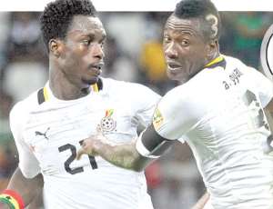 Ghana will miss defender John Boye for the second-leg against Egypt
