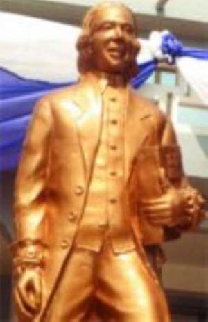 The statue of Rev. Joseph Dunwell