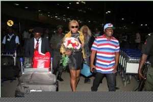 Goldie Arrives Nigeria After BBA Stargame Eviction