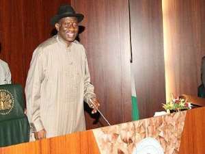 PHOTO: NIGERIAN ACTING PRESIDENT GOODLUCK JONATHAN.