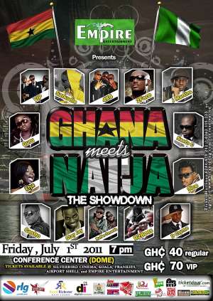 LIVE TWEETS AND MEGA SURPRISES @ GHANA MEETS NAIJA CONCERT