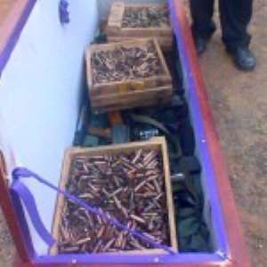 PHOTOS: Coffin Carrying Ammunition, Disguised Pastor and Others Arrested