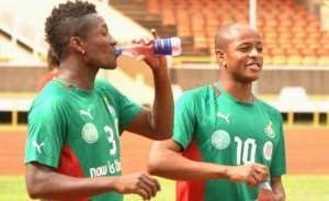 Andre Ayew and Asamoah Gyan are not part of the squad for the match