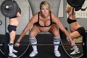 Dangerous? Lea-Ann Ellison, 35, caused much debate when she posted photos of herself lifting weights